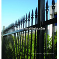 Металлический забор из высококачественного металла с черным покрытием / панели ограждения / металлический забор для бассейна из оцинкованной стали